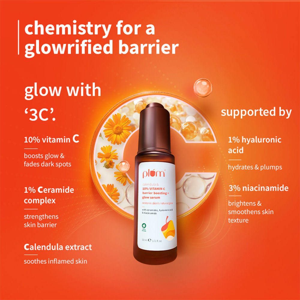Calendula & 10% Vitamin C Barrier Boosting + Glow Serum