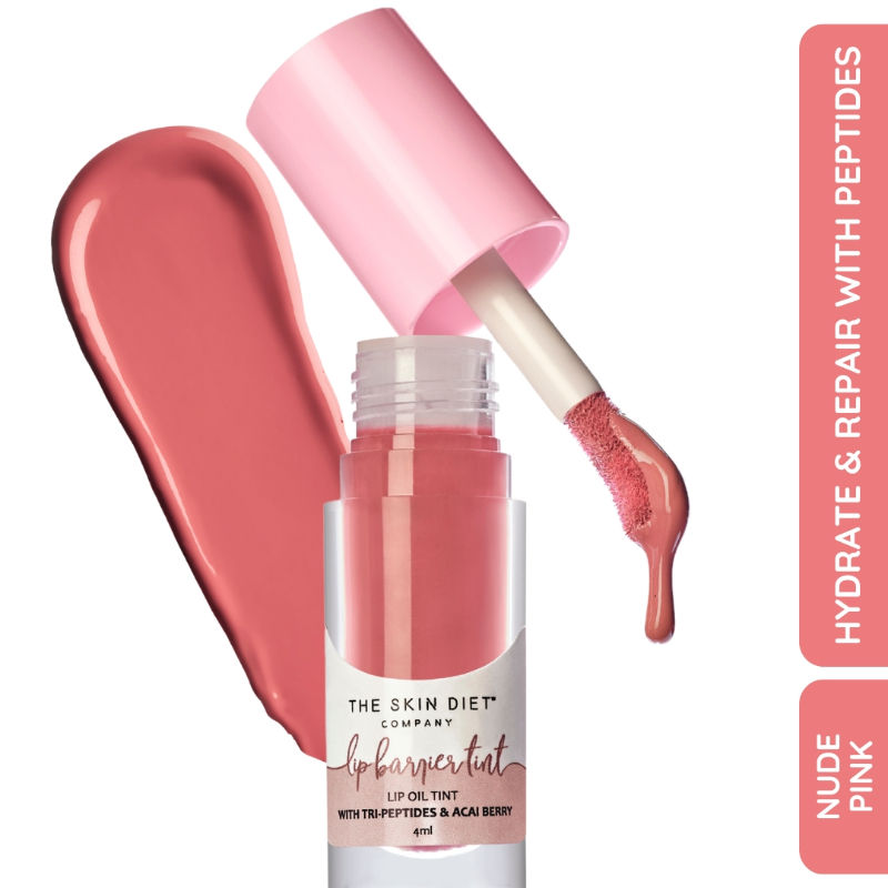 Lip Barrier Tint High Shine Gloss Oil For Dry & Pigmented Lips - Pink Affair - Pink Affair