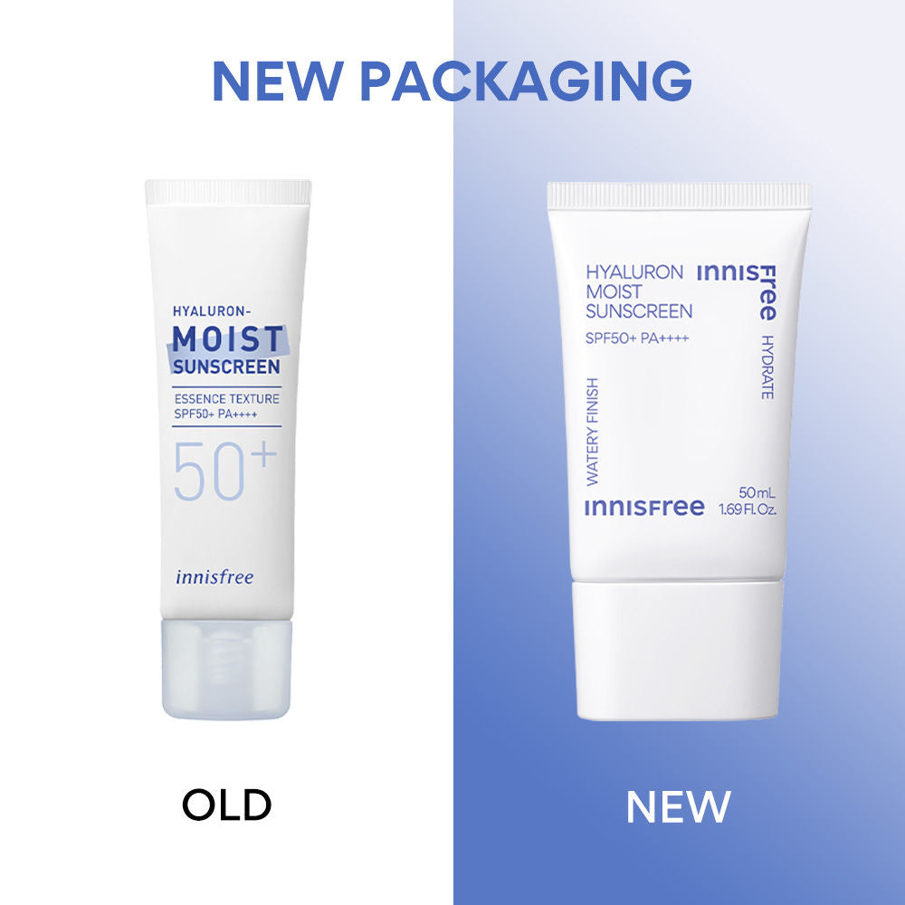 Hyaluron Moist Sunscreen SPF 50+ PA++++, No White Cast, Watery Finish