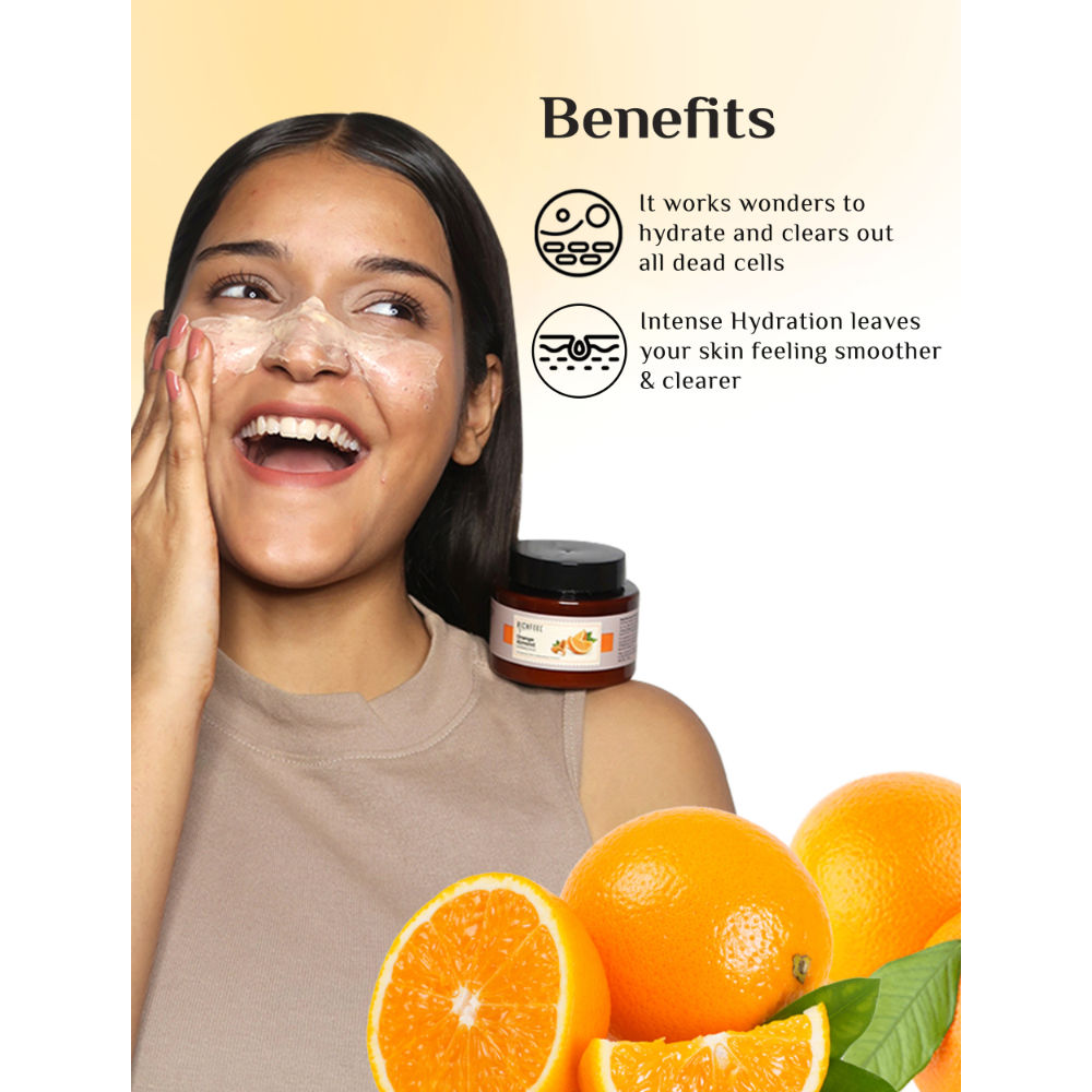 Orange Almond Scrub - Brightening, Revitalizing, Gentle Exfoliation for All Skin Type