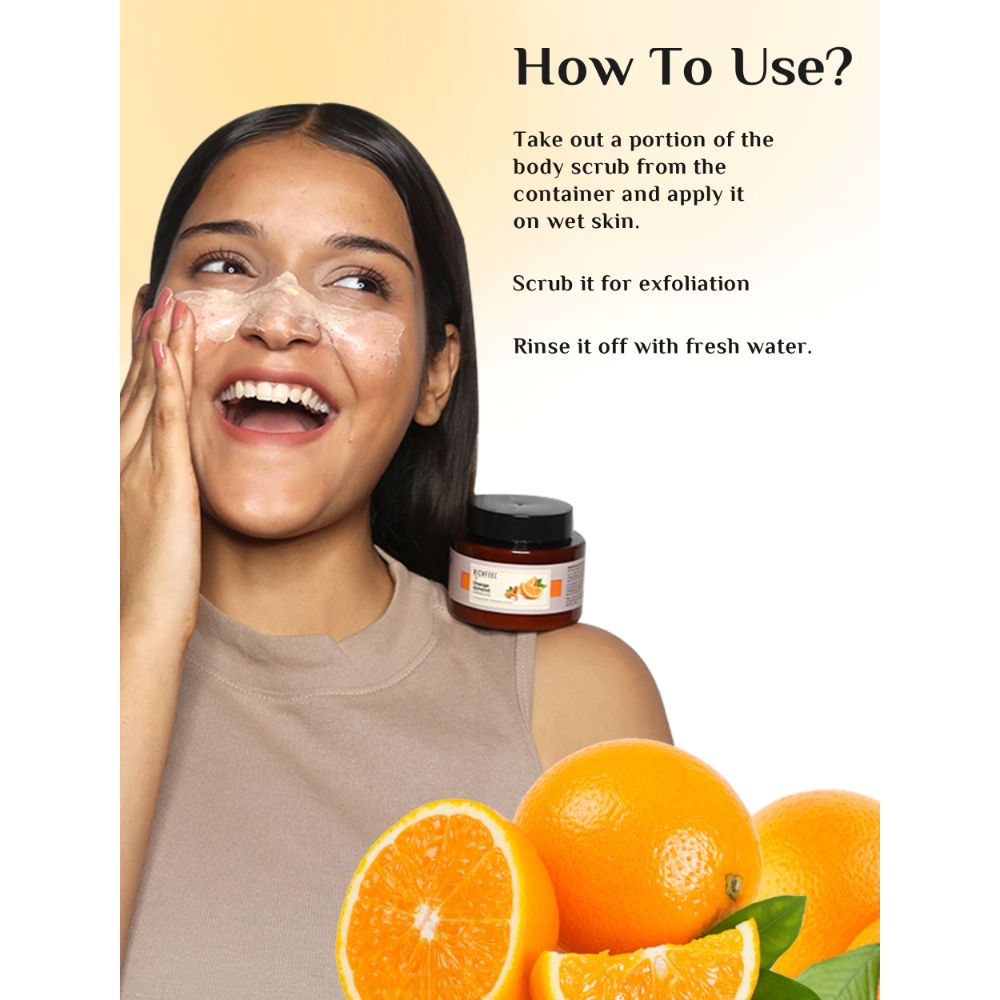 Orange Almond Scrub - Brightening, Revitalizing, Gentle Exfoliation for All Skin Type