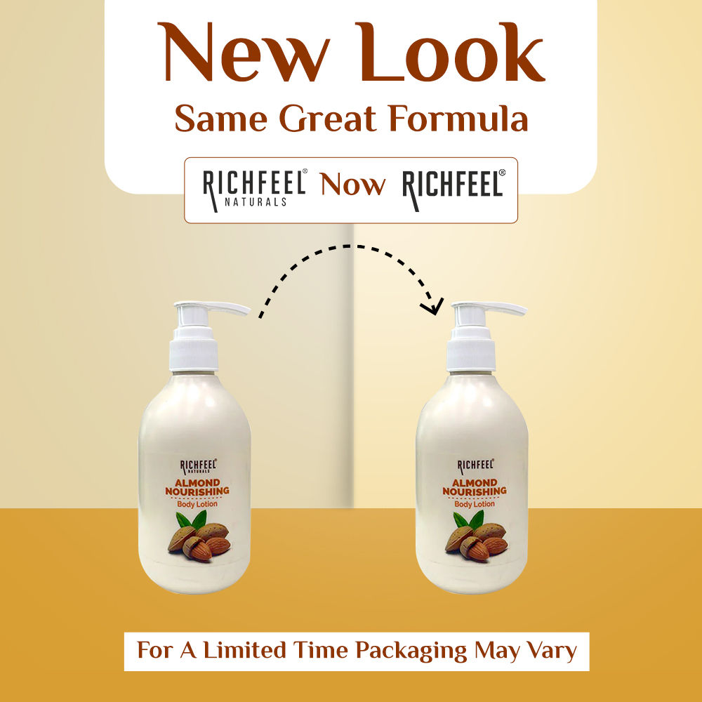 Almond Body Lotion with 2X Almond Oil for Deep Moisturization & Smooth, Healthy Skin