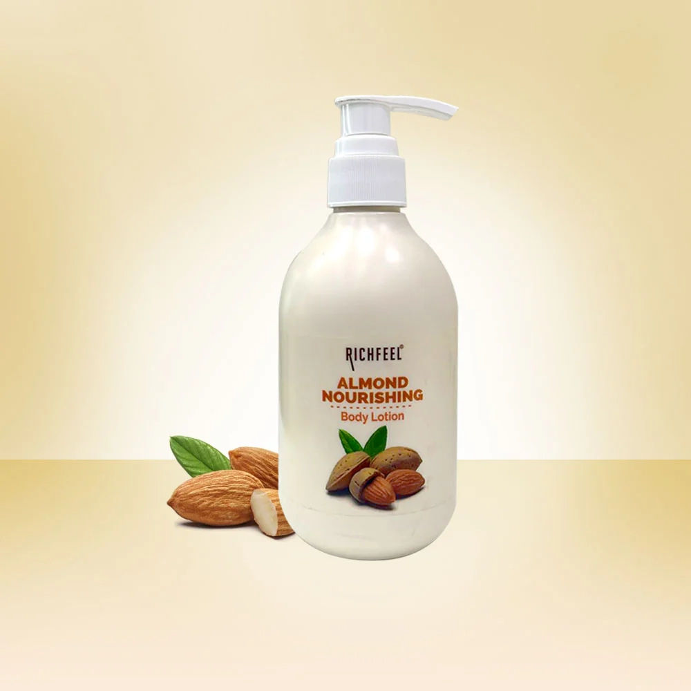 Almond Body Lotion with 2X Almond Oil for Deep Moisturization & Smooth, Healthy Skin