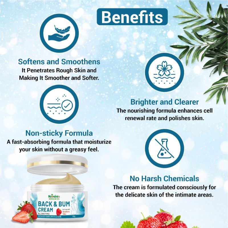 Organics Back & Bum Dark Spots Removal Cream