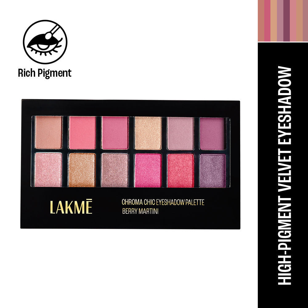 Glitterati Chroma Chic Eye Shadow Palette - Berry Martini