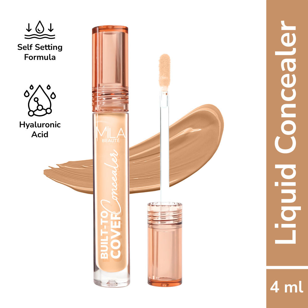 Built To Cover Matte Liquid Concealer With SPF 15 & Hyaluronic Acid - 107 Fresh Honey