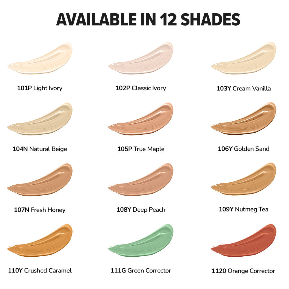 Built To Cover Matte Liquid Concealer With SPF 15 & Hyaluronic Acid