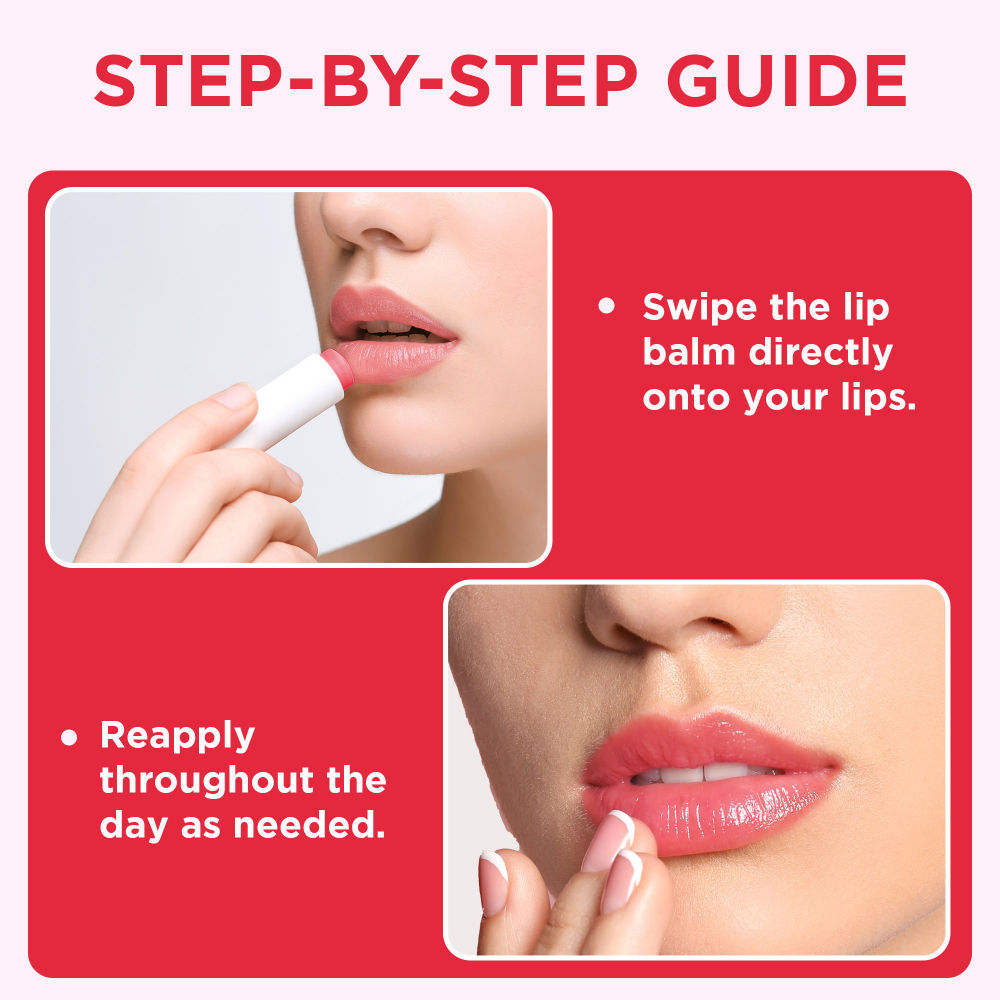 Strawberry Lip Balm With Spf30, Ceramide & Peptide For Dark, Pigmented, Dry & Chapped Lips