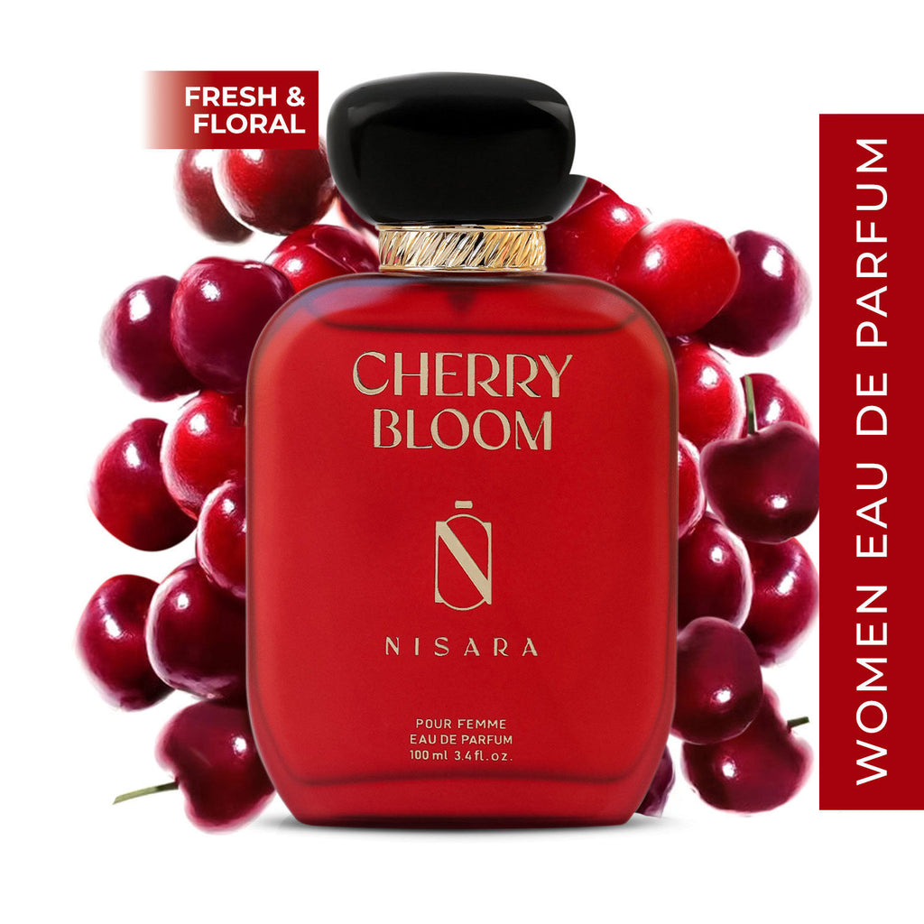 Cherry Bloom -Perfume For Women,Eau De Parfum,Long Lasting Fruity Floral Fragrance