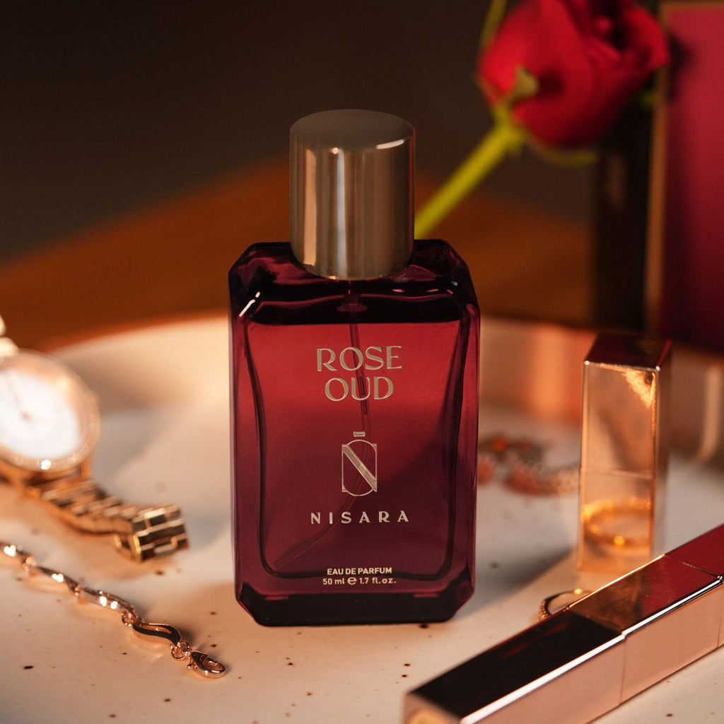 Rose Oud - Unisex Perfume For Men & Women,Eau De Parfum,Long Lasting Rose & Amber Fragrance
