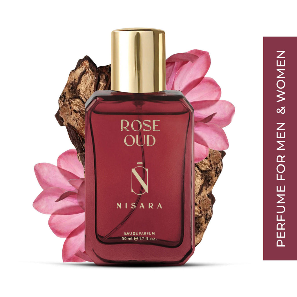 Rose Oud - Unisex Perfume For Men & Women,Eau De Parfum,Long Lasting Rose & Amber Fragrance
