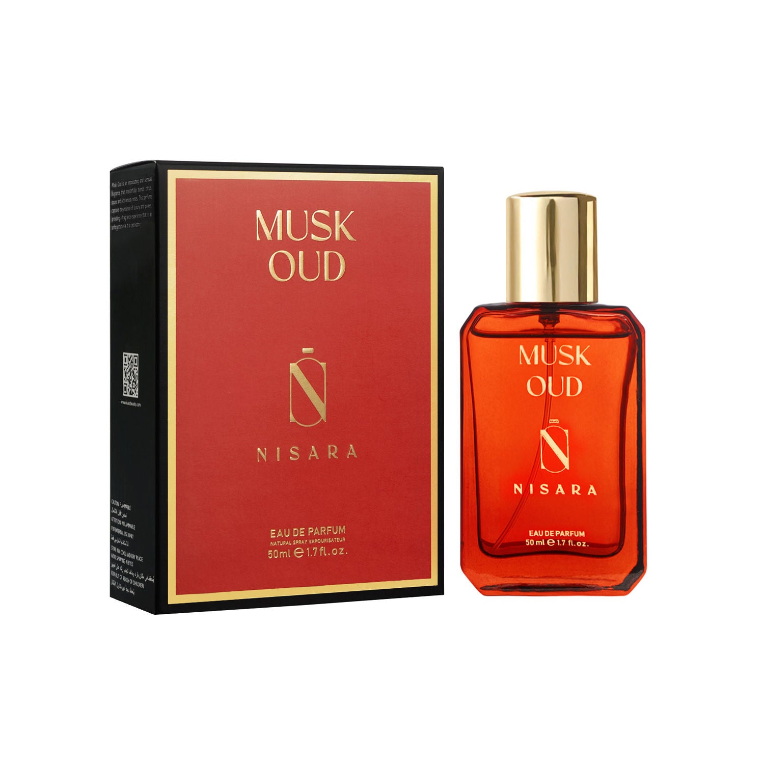 Musk Oud - Unisex Perfume For Men & Women,Eau De Parfum,Lasting Amber & Woody Fragrance