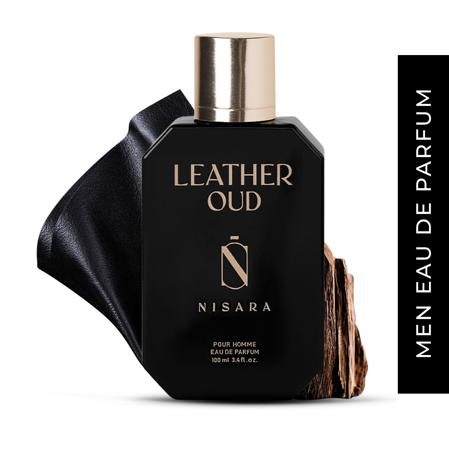 Leather Oud - Perfume For Men,Eau De Parfum,Long Lasting Spicy-Leather Fragrance