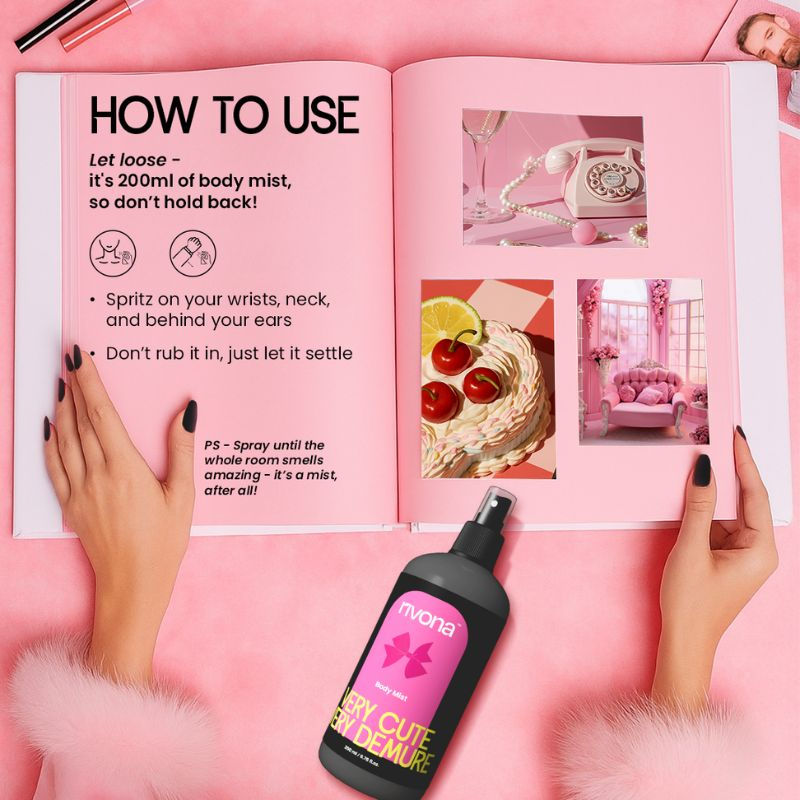 Very Cute, Very Demure Floral & Fruity Perfume Body Mist For Long Lasting Fragrance