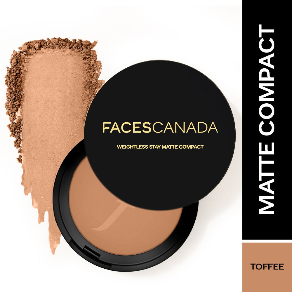 Weightless Stay Matte Compact SPF-20 Vitamin E & Shea Butter - Toffee 05