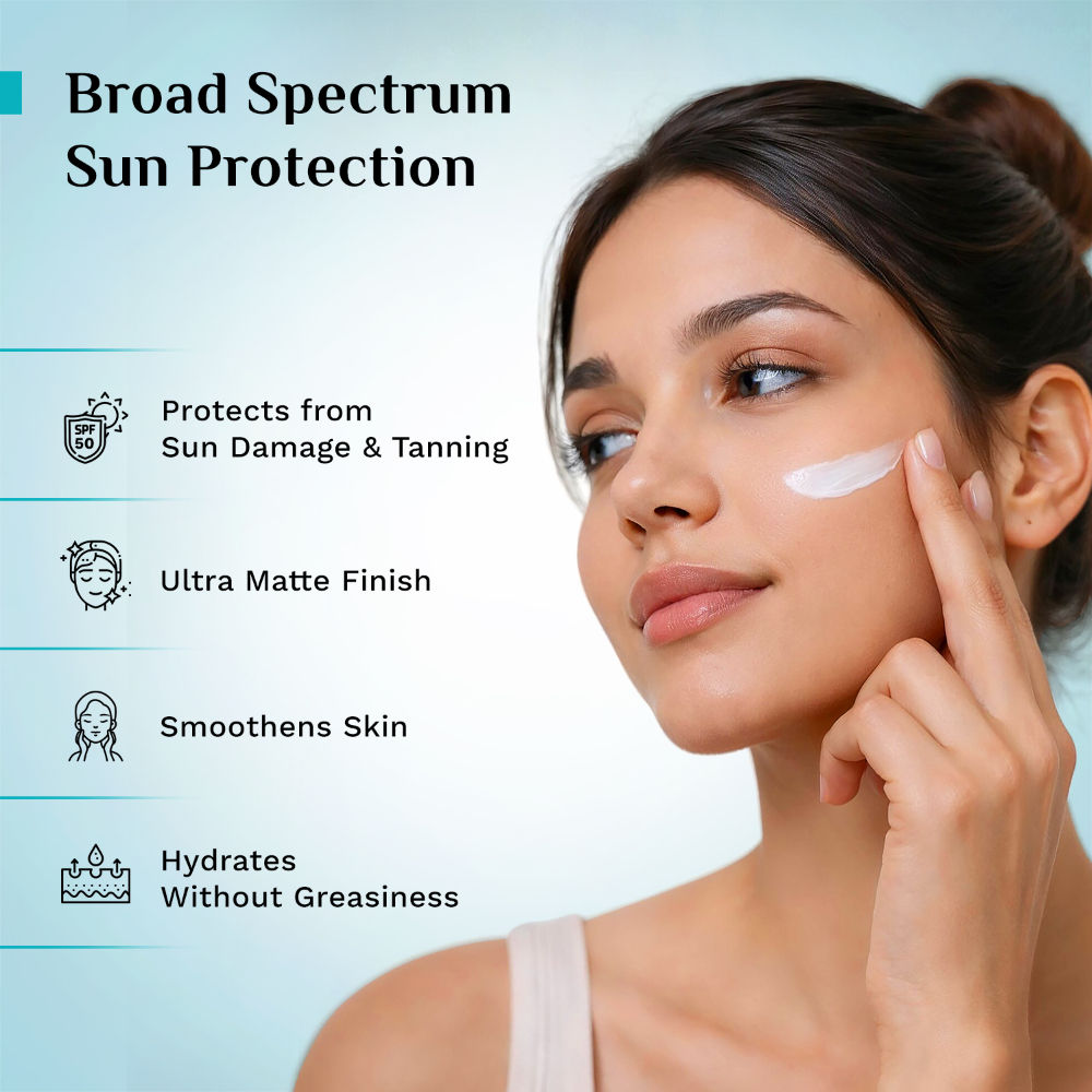 Ultra Matte Spf 50 Pa+++ Non-greasy & No White Cast Sunscreen