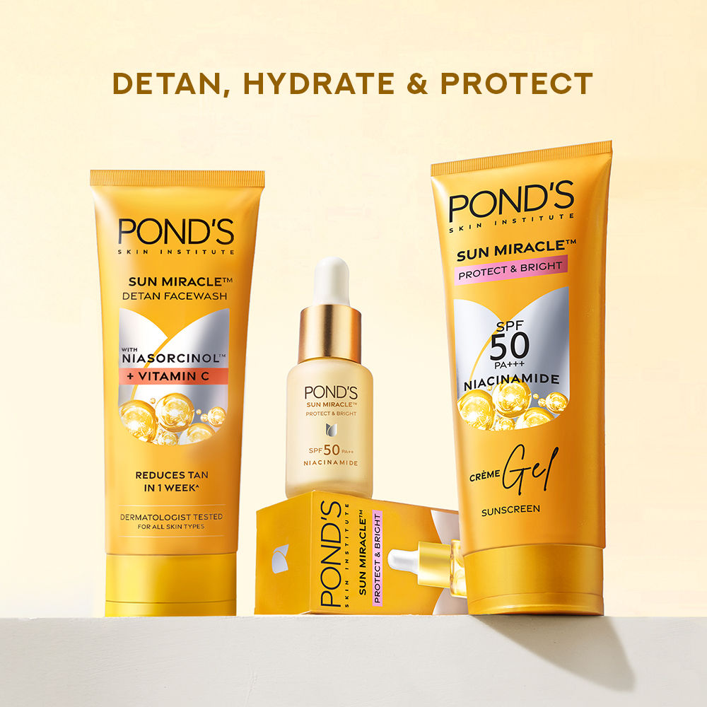 Sun Miracle Detan Facewash With Vitamin C & Niacinamide
