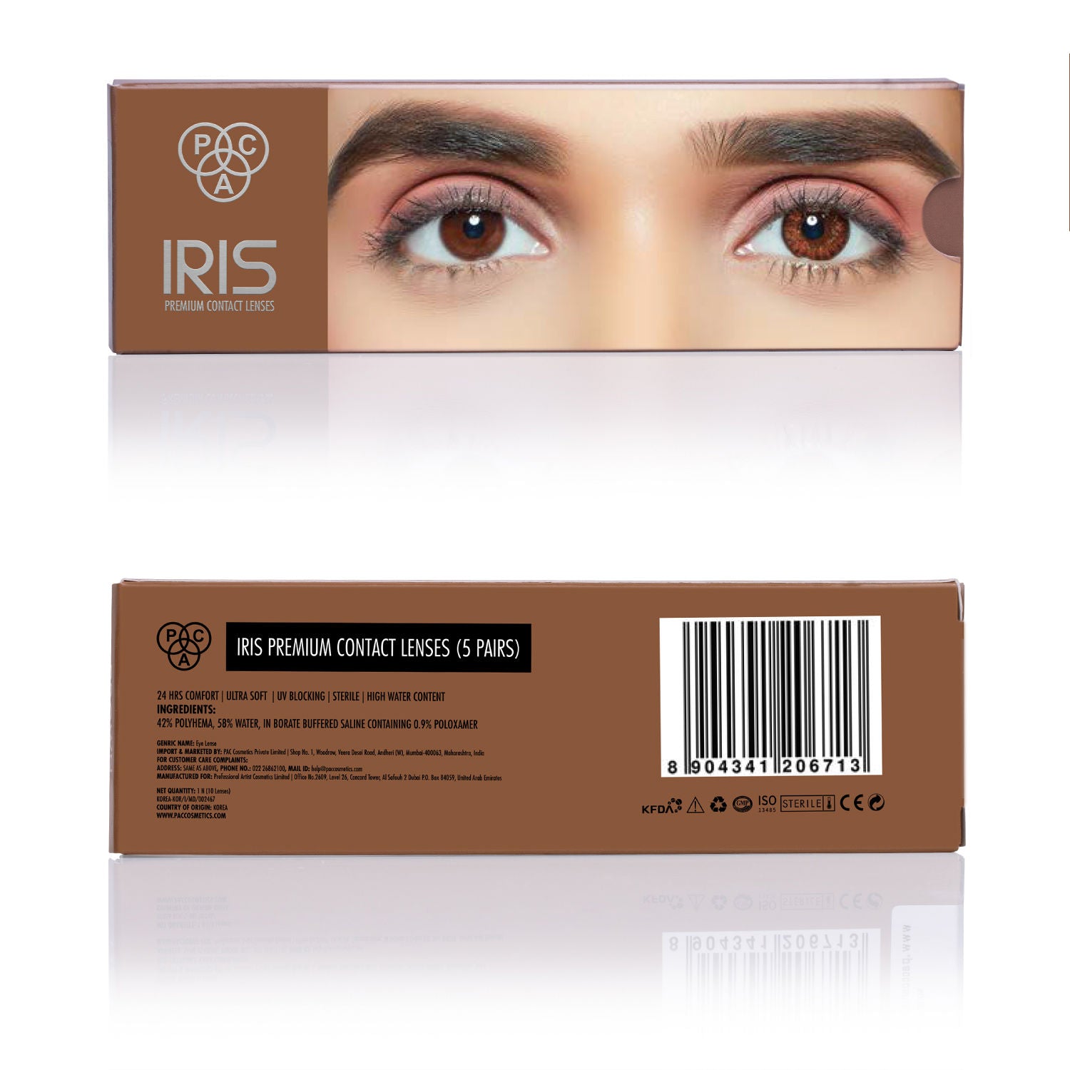 IRIS Premium Contact Lenses - Brown