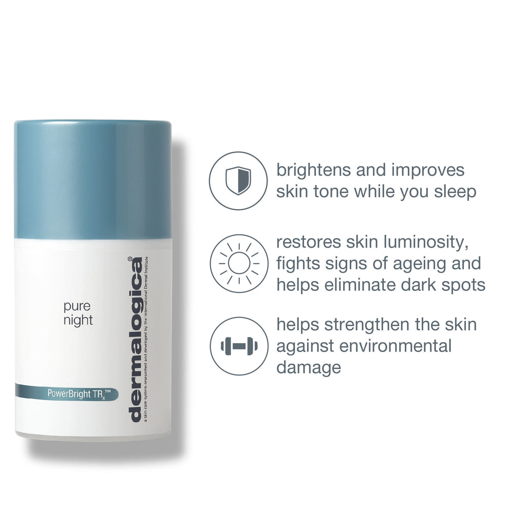 PowerBright TRx Pure Night With Niacinamide & Vitamin C, Raspberry Extracts
