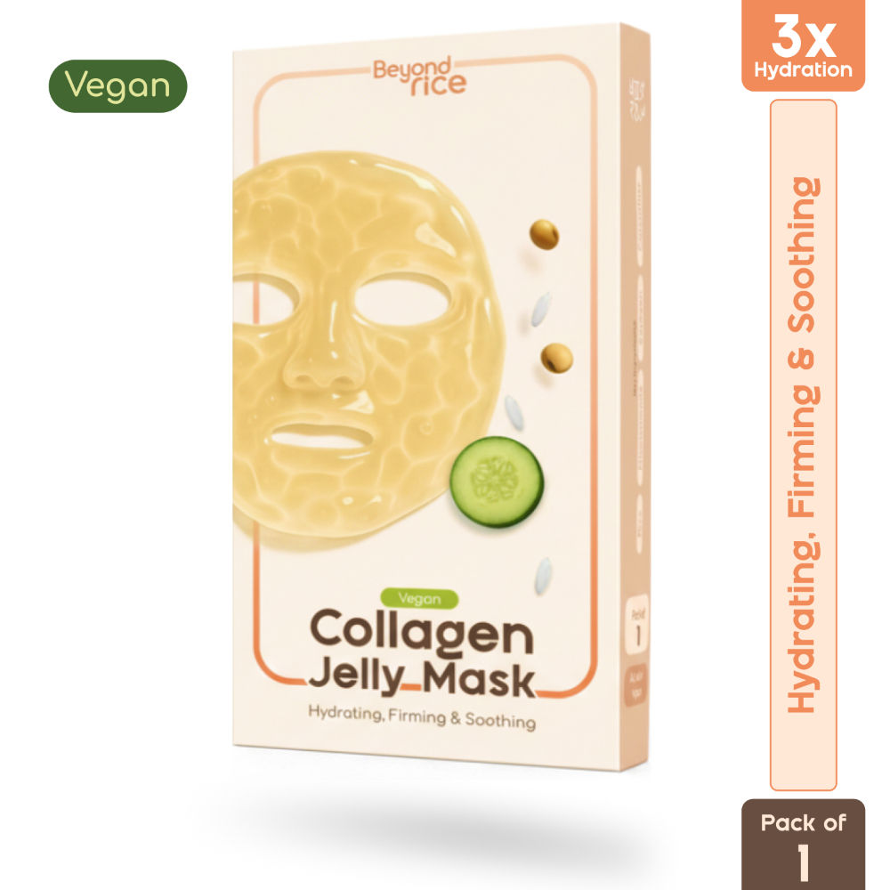 Vegan Collagen Jelly Mask With Rice, Niacinamide & Cucumber