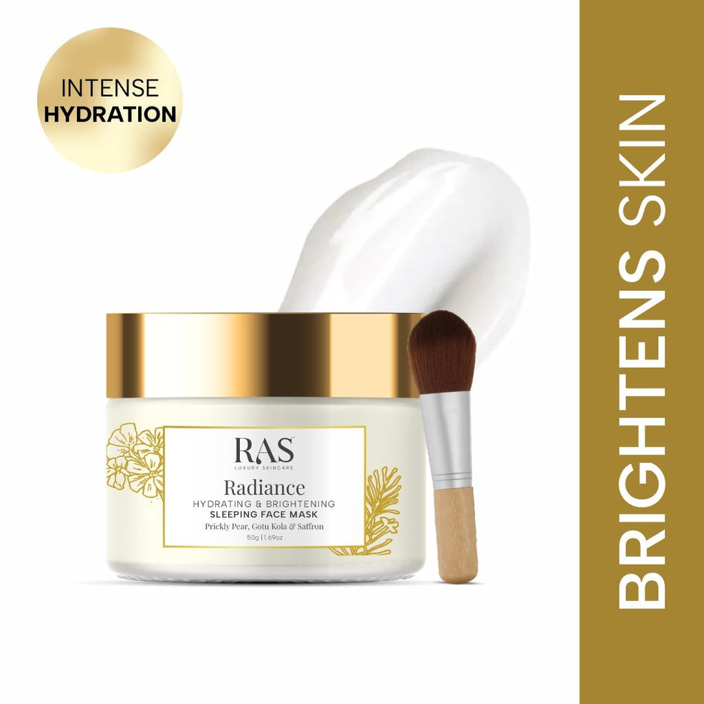 Radiance Hydrating & Brightening Sleeping Gel Face Mask with Aloe vera gel