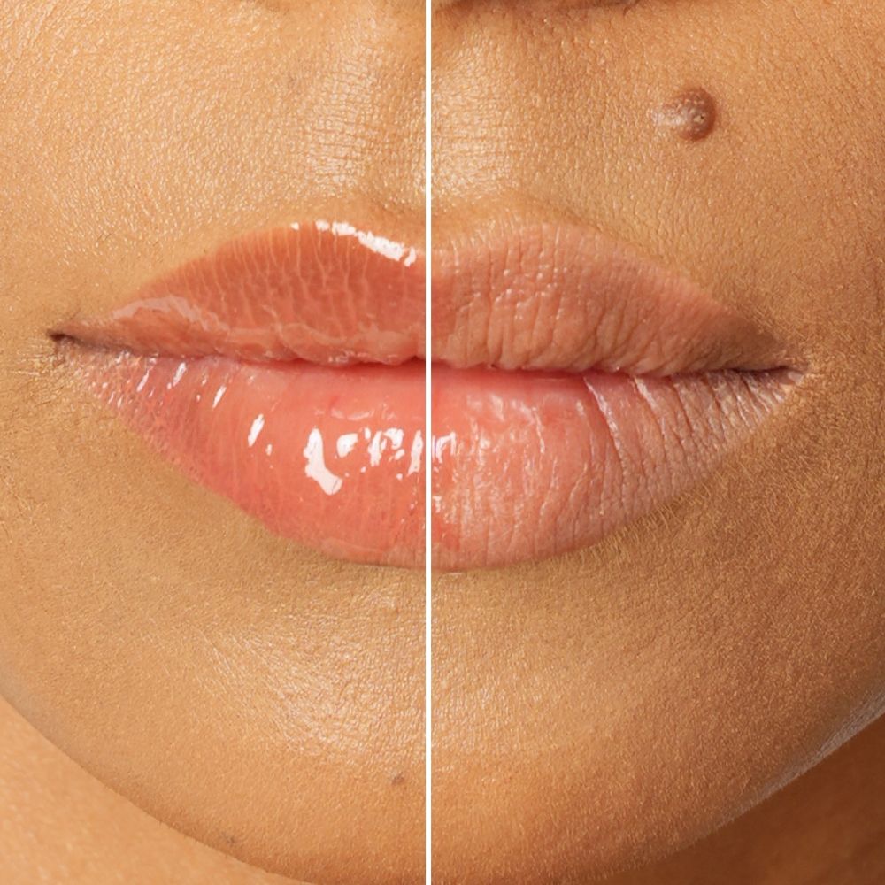 Lip Barrier Oil Clear Gloss with Peptides Hydrates, For Dry & Pigmented Lips