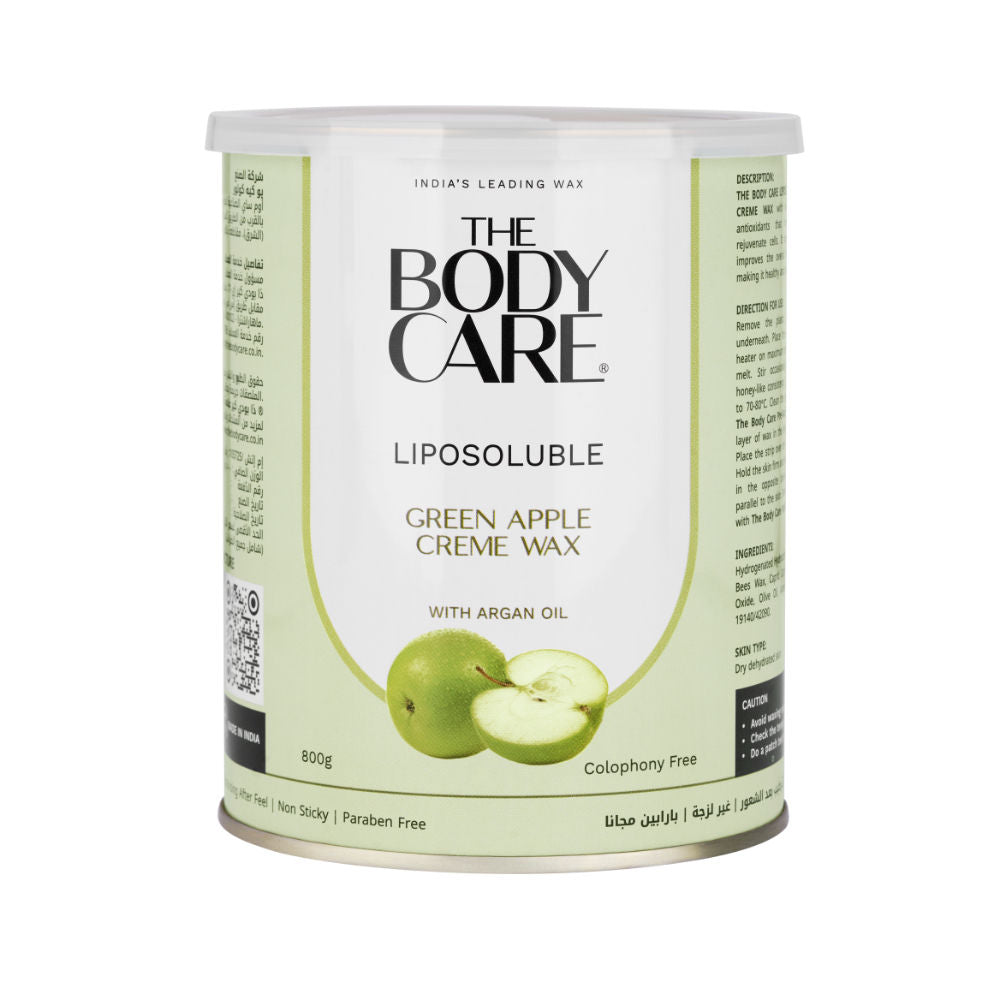 Liposoluble Green Apple Creme Wax