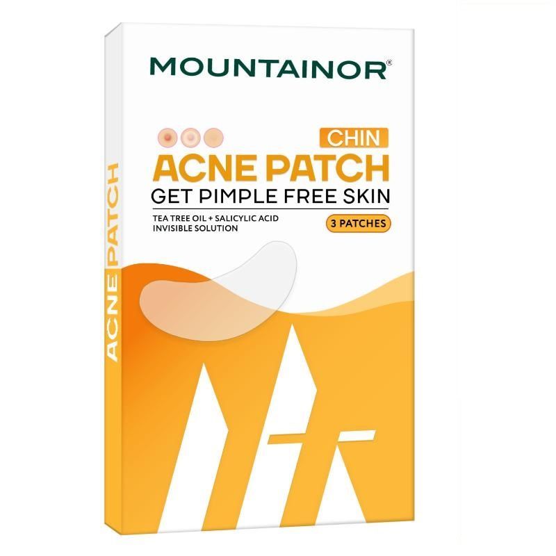 Chin Acne Pimple Patch Big Strips, Salicylic Acid Spot Corrector, Blackhead & Whitehead