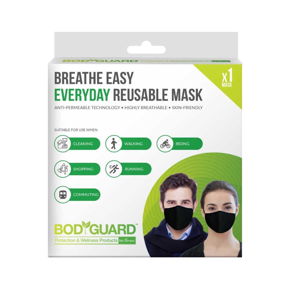Breathe Easy Everyday Reusable Anti Pollution Mask - 1 Unit