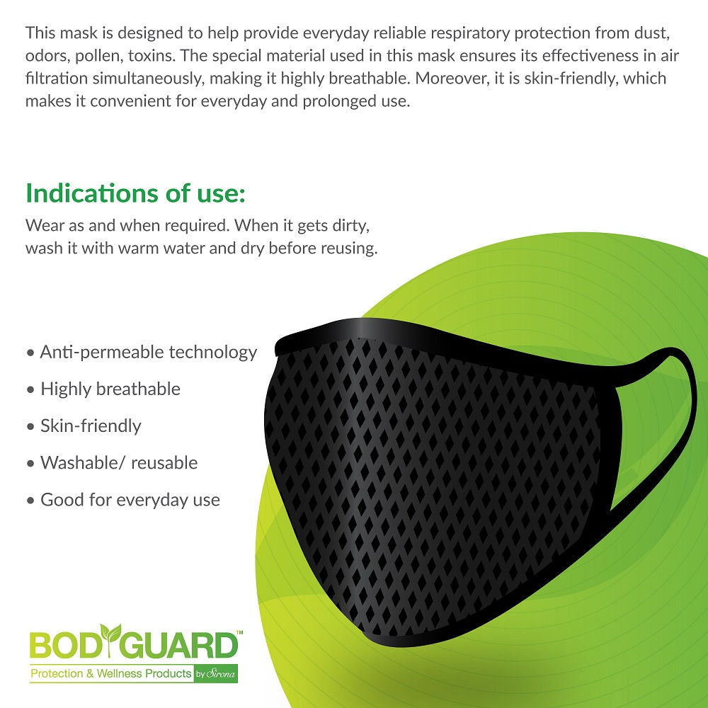Breathe Easy Everyday Reusable Anti Pollution Mask - 1 Unit