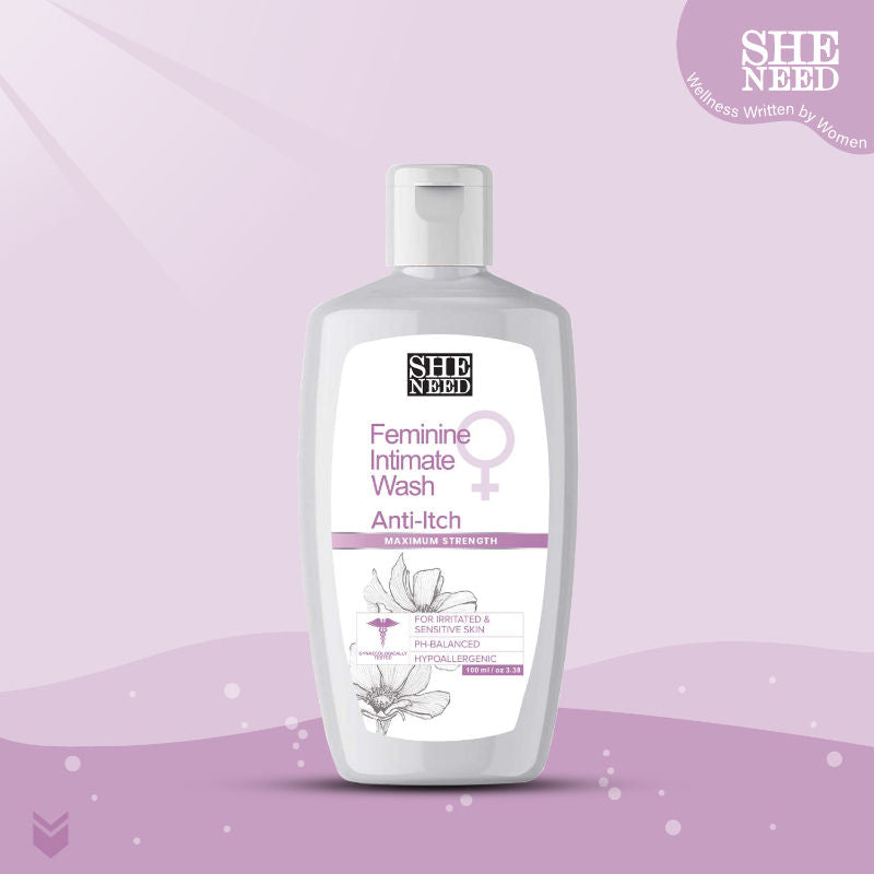 Anti-itch Feminine Intimate Wash - Reduces Redness, Itchiness & Smoothens