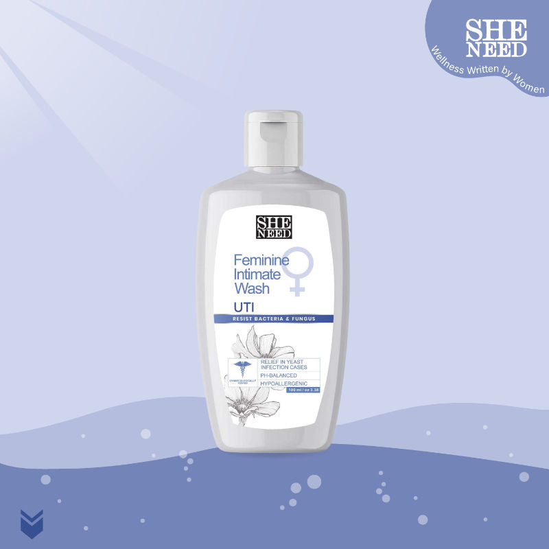 UTI Relief Feminine Intimate Wash - Reduces Yeast Infection, Protects Against UTI