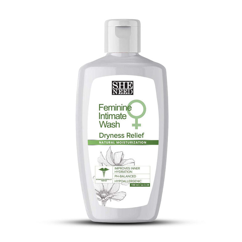Dryness Relief Feminine Intimate Wash – Reduces Flaky Skin, Improves Hydration