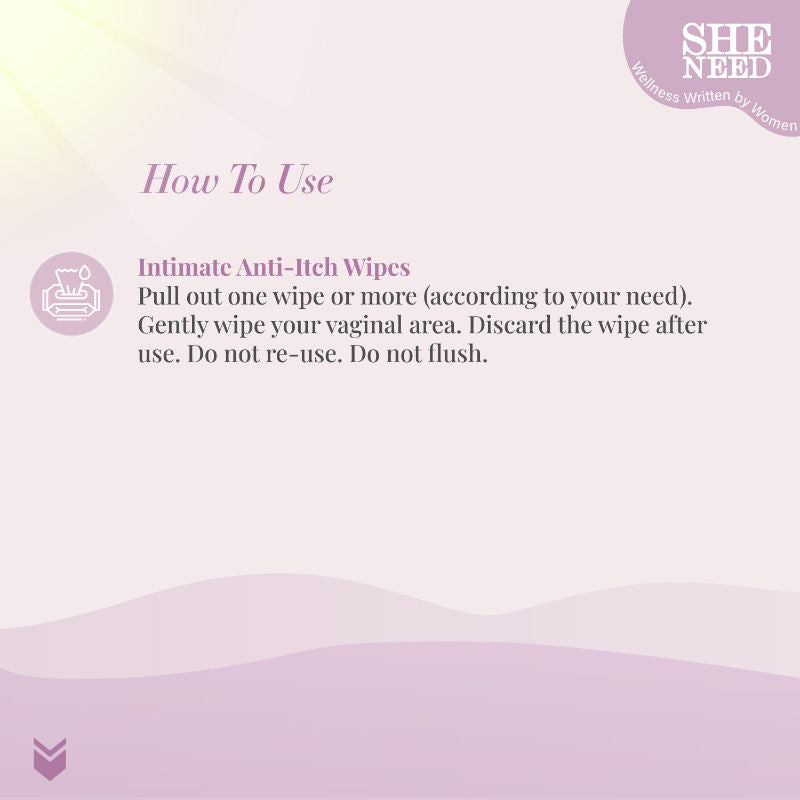 Feminine Anti-Itch Intimate Wipes