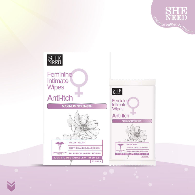 Feminine Anti-Itch Intimate Wipes