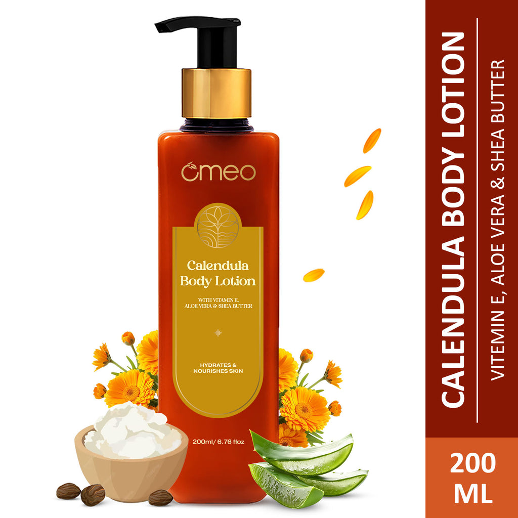 Calendula Body Lotion with Vitamin E, Aloe Vera & Shea Butter