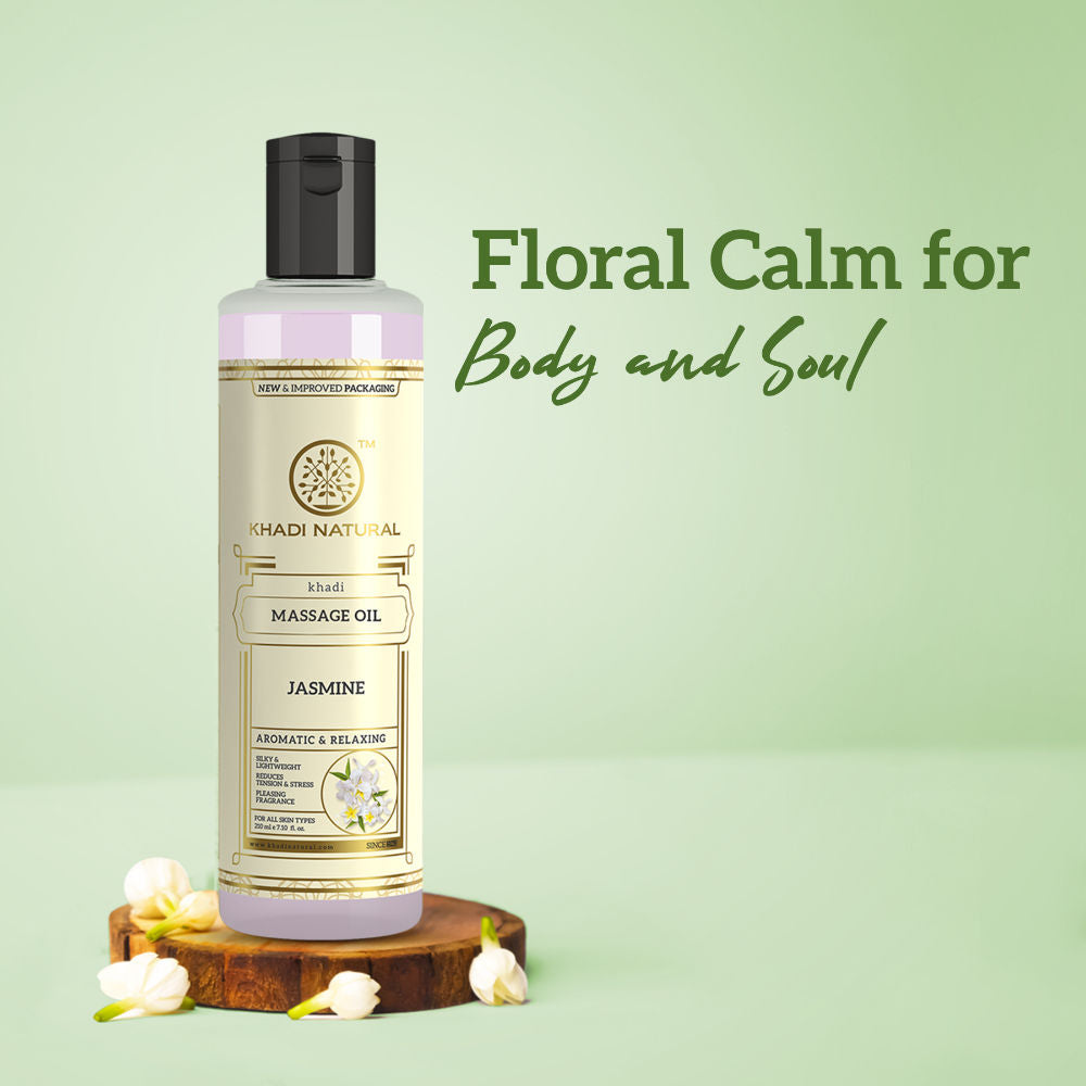 Jasmine Massage Oil with a Floral Touch of Calm and Care