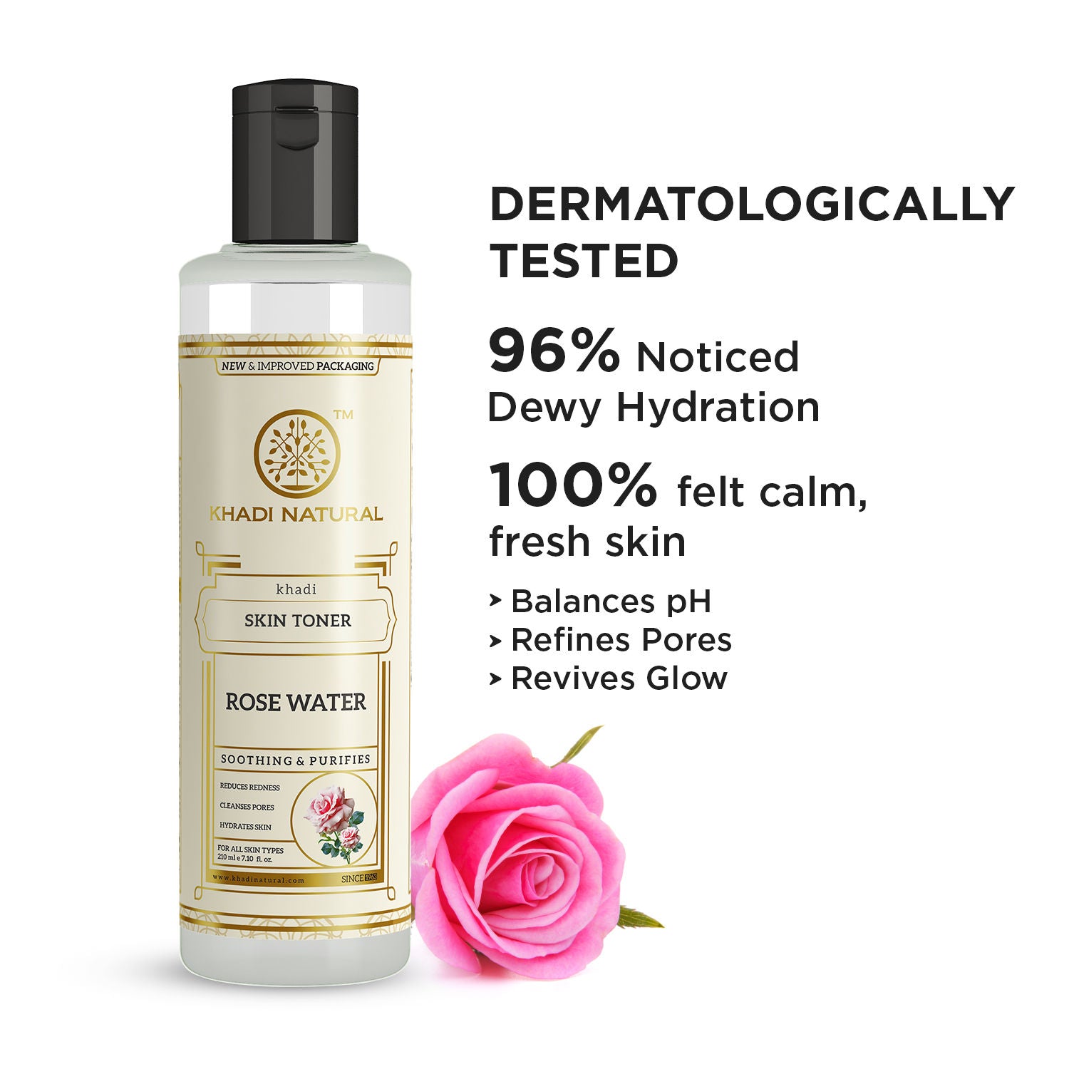 Pure Rose Water Toner for Everyday Floral Freshness