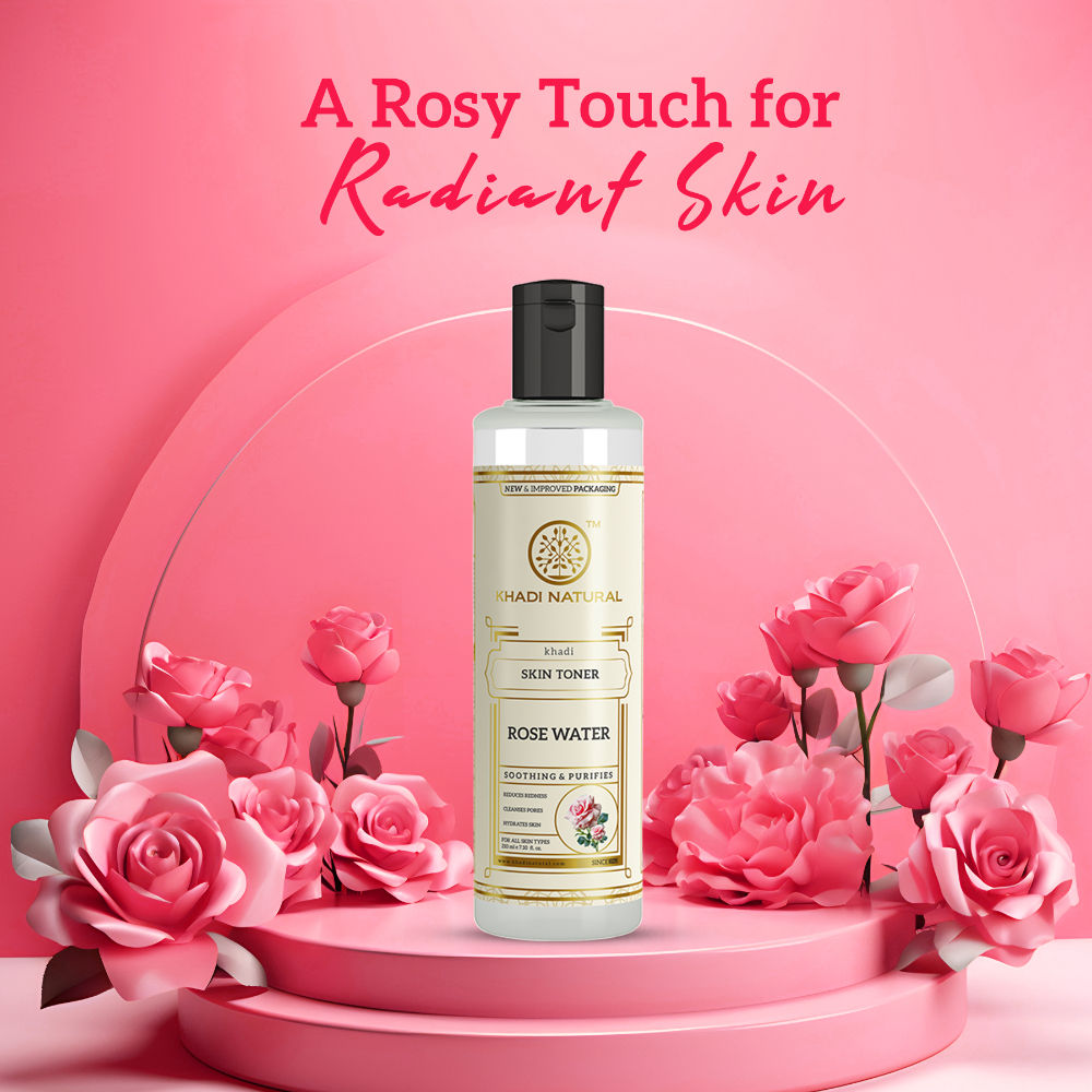 Pure Rose Water Toner for Everyday Floral Freshness