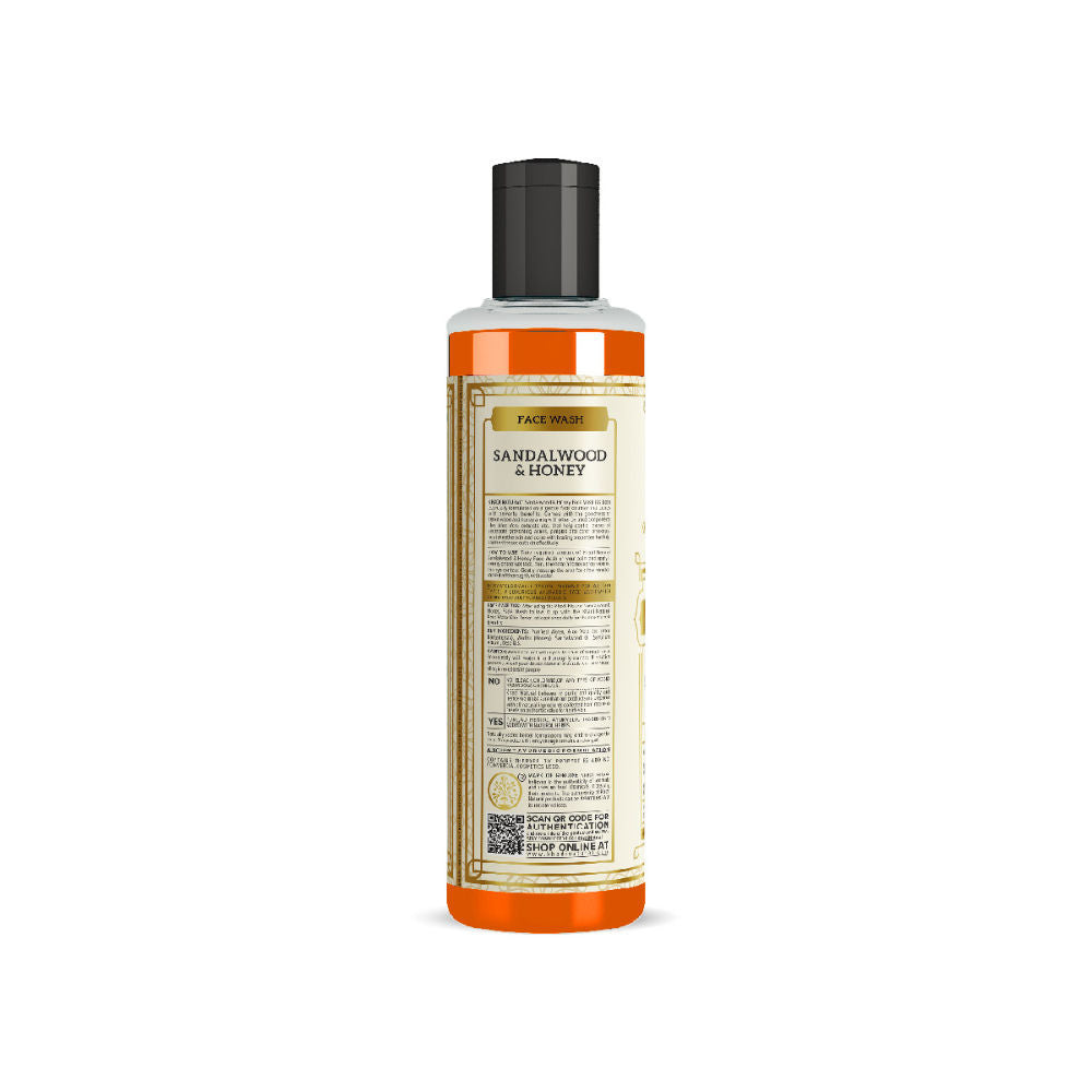 Sandalwood & Honey Face Wash for Hydration, Glow and Gentle Cleansing