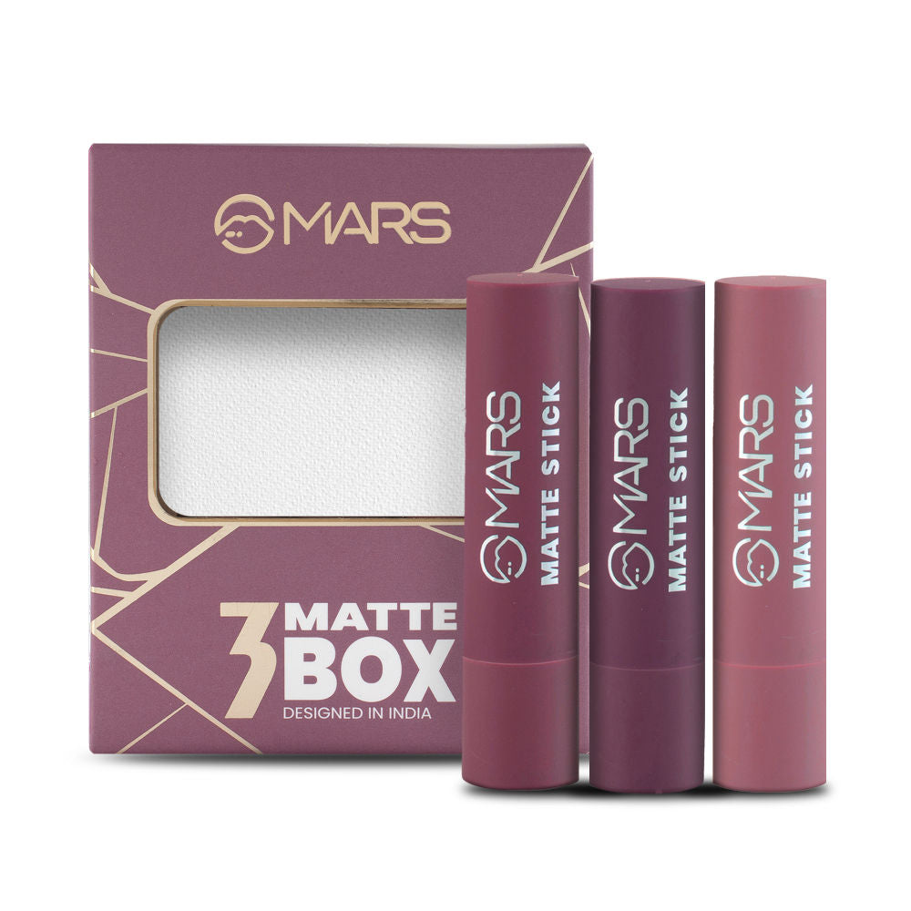 Matte Lipsticks Box - 03 Plums