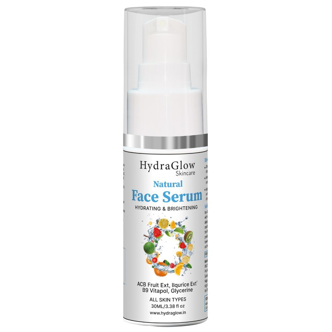 Hydra Glow Skincare Natural Face Serum Hydrating & Brightening