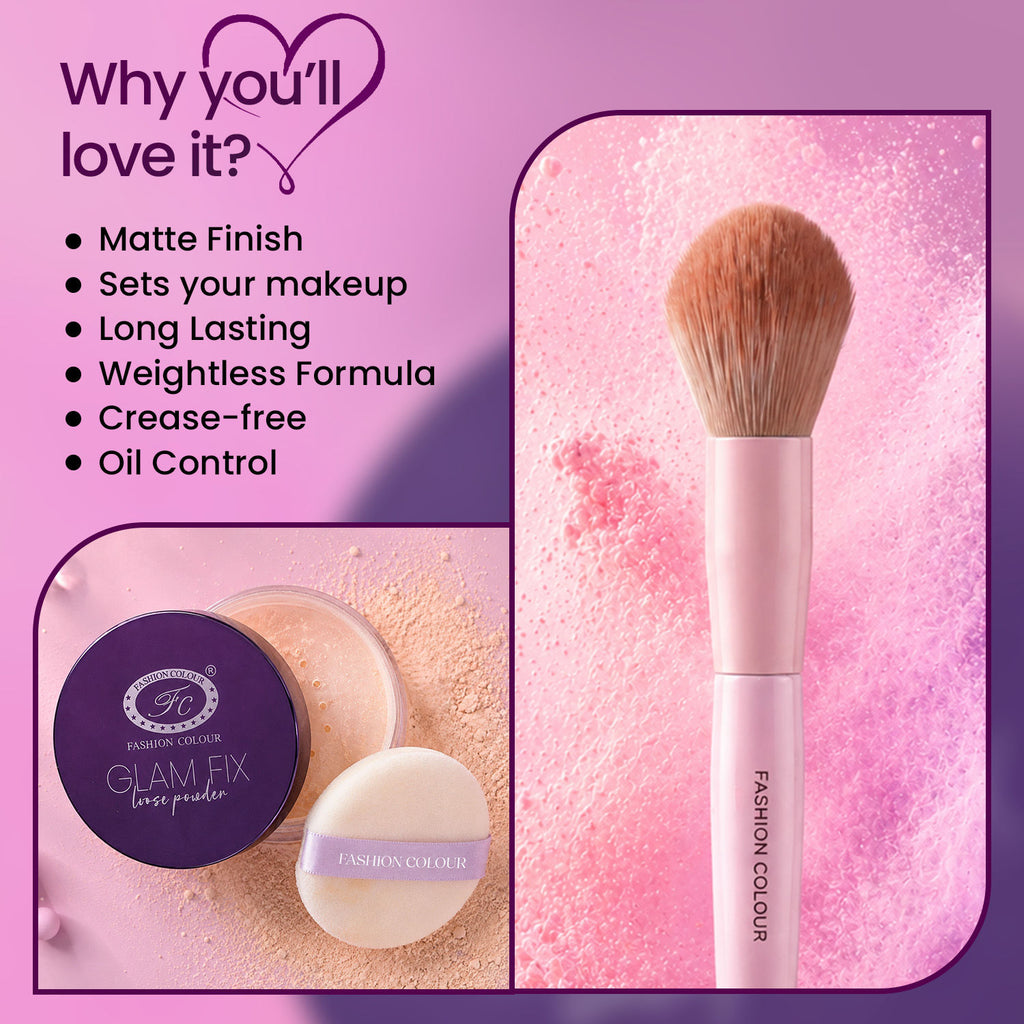 Glam Fix Loose Powder For Face Makeup