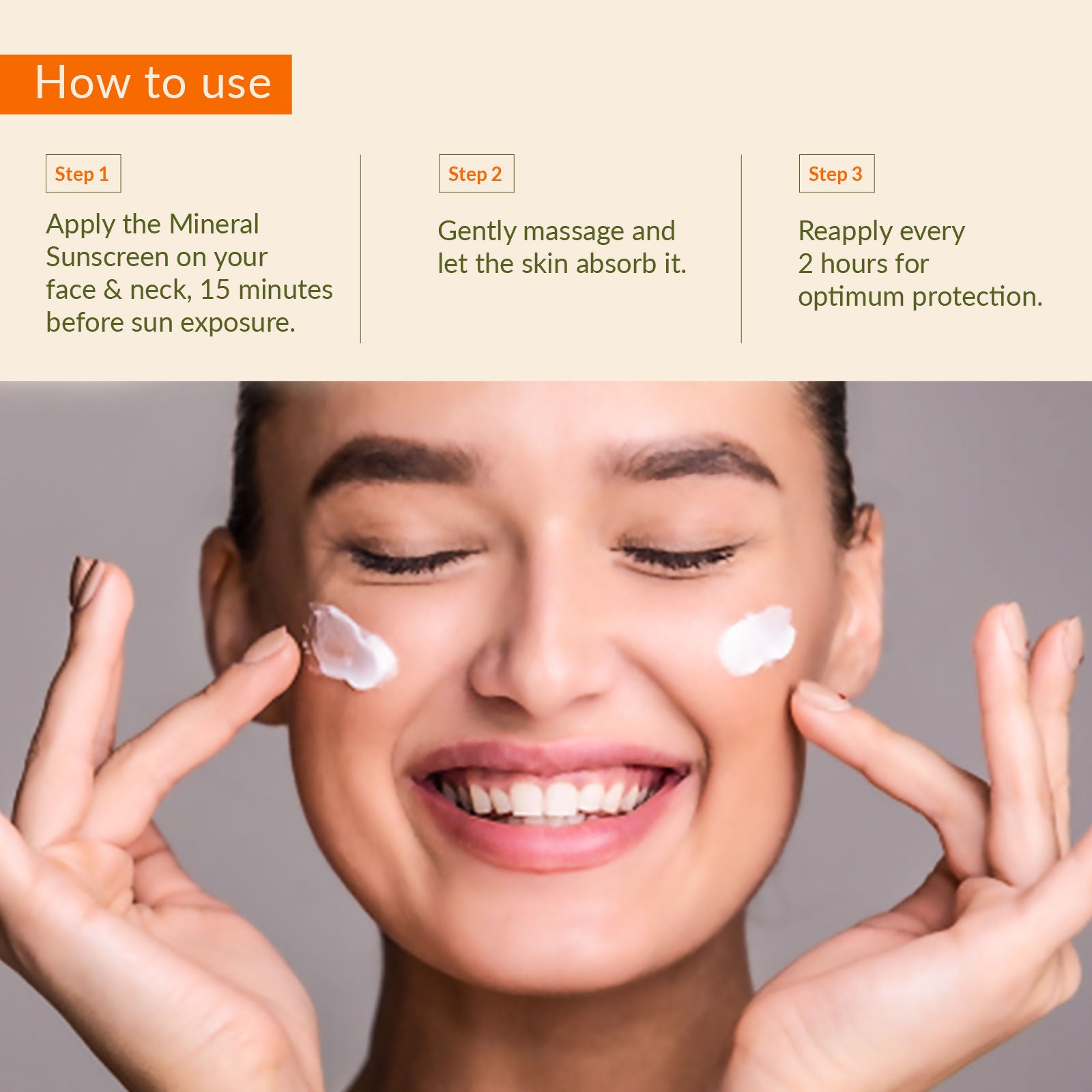 Carrot & Niacinamide Glow and De-Tan Mineral Sunscreen, SPF 50+, PA++++