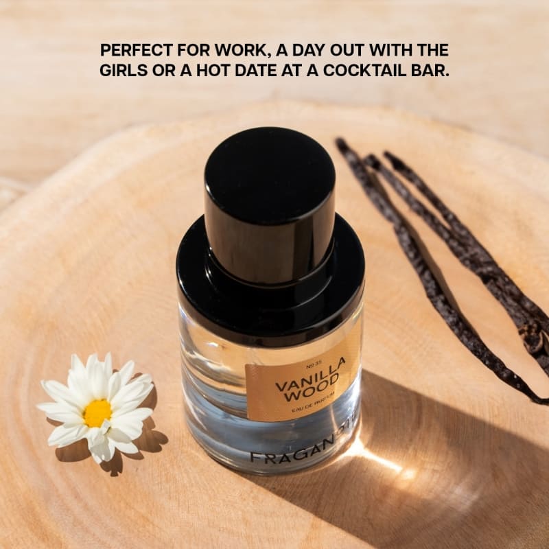 Vanilla Wood EDP Premium Long Lasting Unisex Perfume Sweet Vanilla Scent