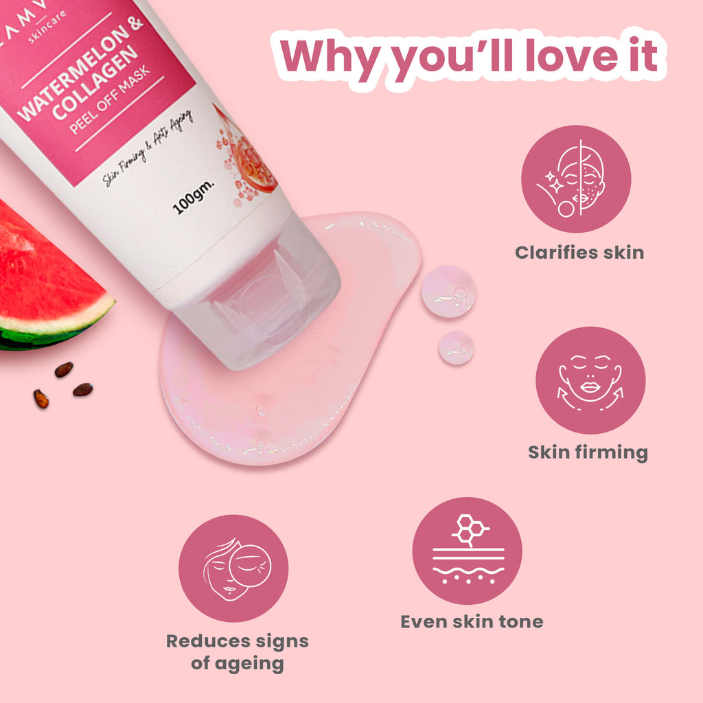 Watermelon & Collagen Skin Firming & Anti Ageing Peel Off Mask