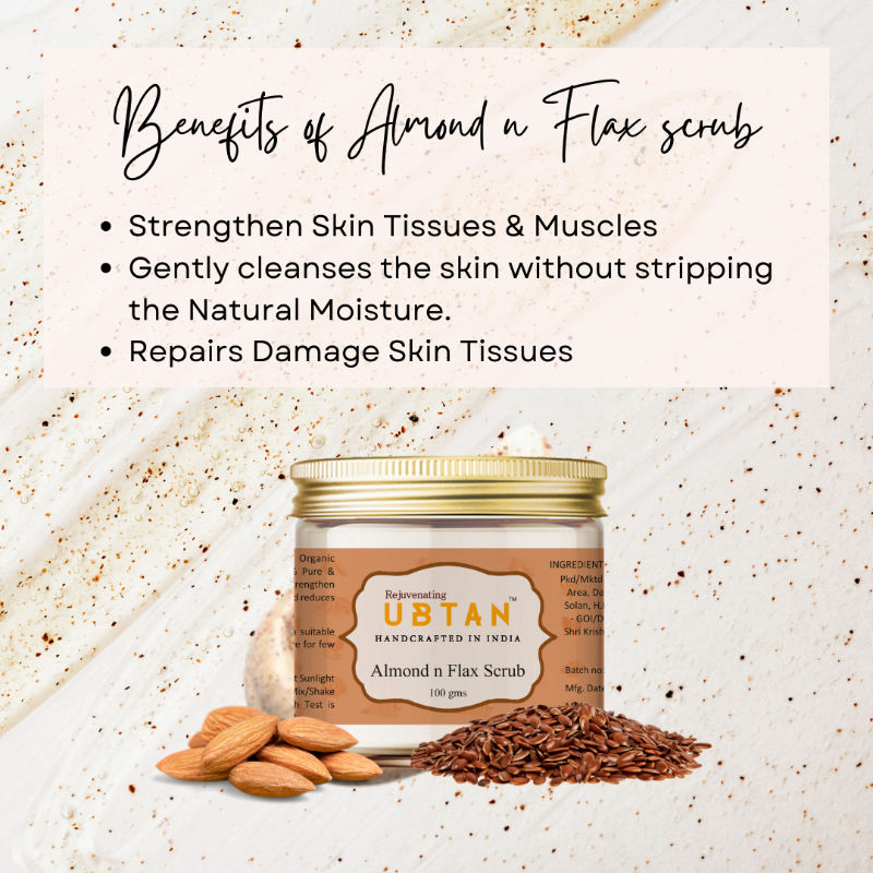 Almond & Flaxy Scrub - Sensitive skin