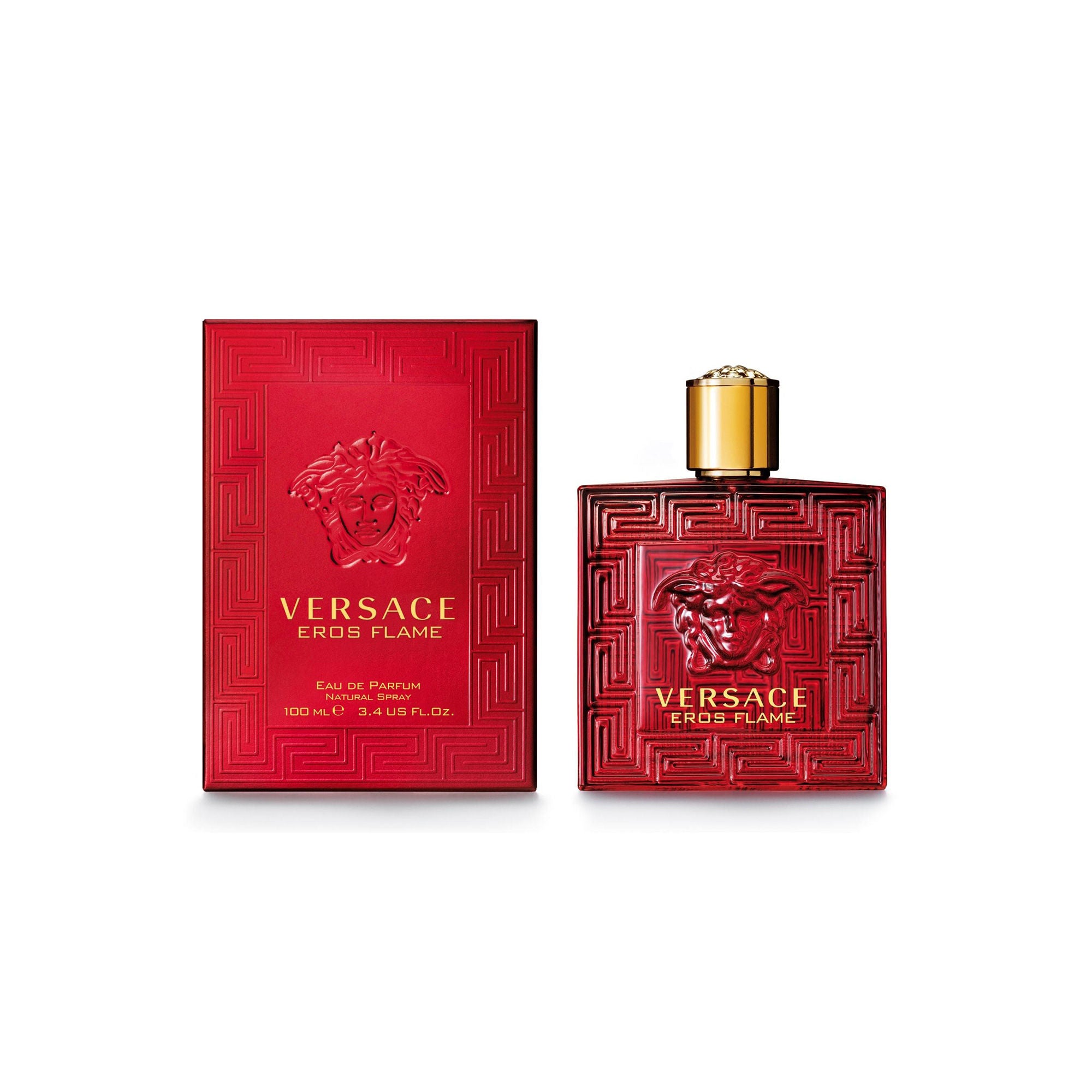 Eros Flame Eau De Parfum Natural Spray For Him