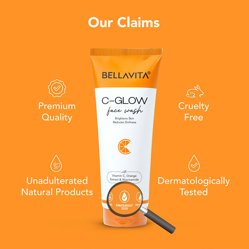 Bella Vita Vitamin-C Glow Face Wash Cica & Green Tea