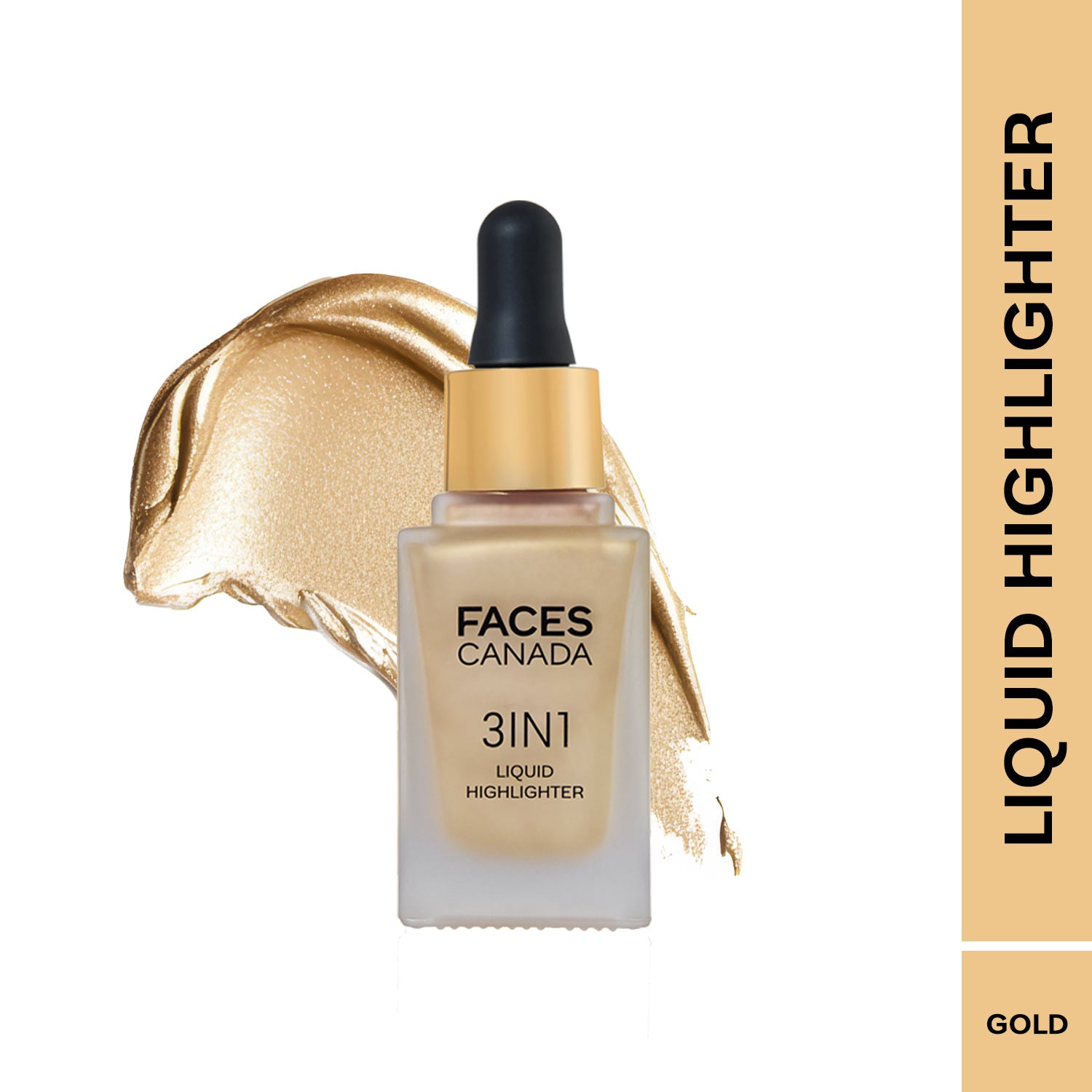 3 In 1 Liquid Highlighter - Gold 01